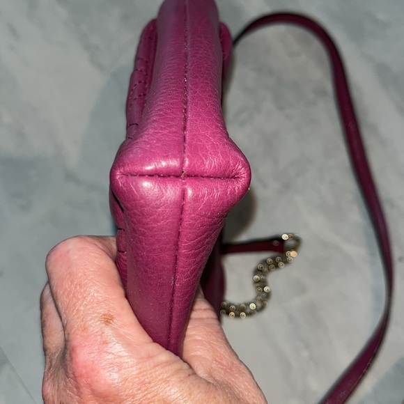 Kate Spade  Astor Court Naomi Crossbody bag  Quilted  Leather Raspberry Turnlock - Picture 9 of 17